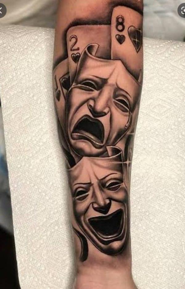 80 Laugh Now Cry Later Tattoo Designs with Meaning