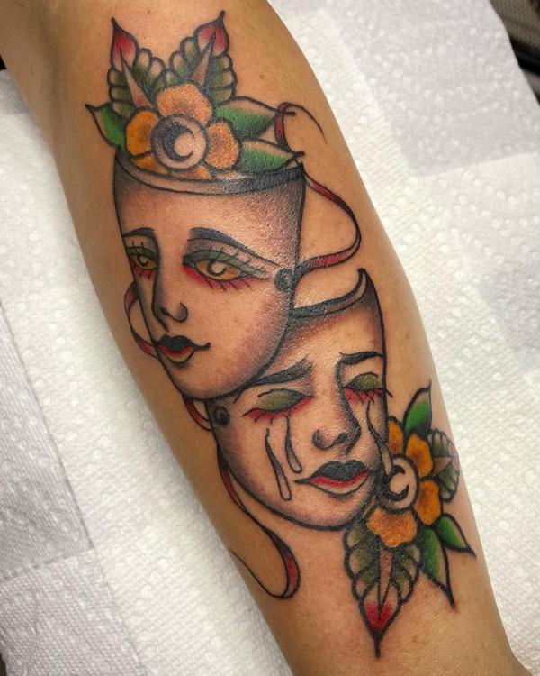 80 Laugh Now Cry Later Tattoo Designs with Meaning