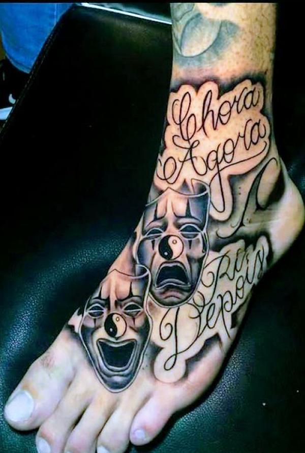 80 Laugh Now Cry Later Tattoo Designs with Meaning