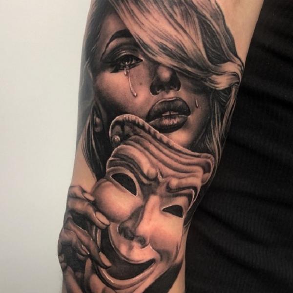 80 Laugh Now Cry Later Tattoo Designs with Meaning