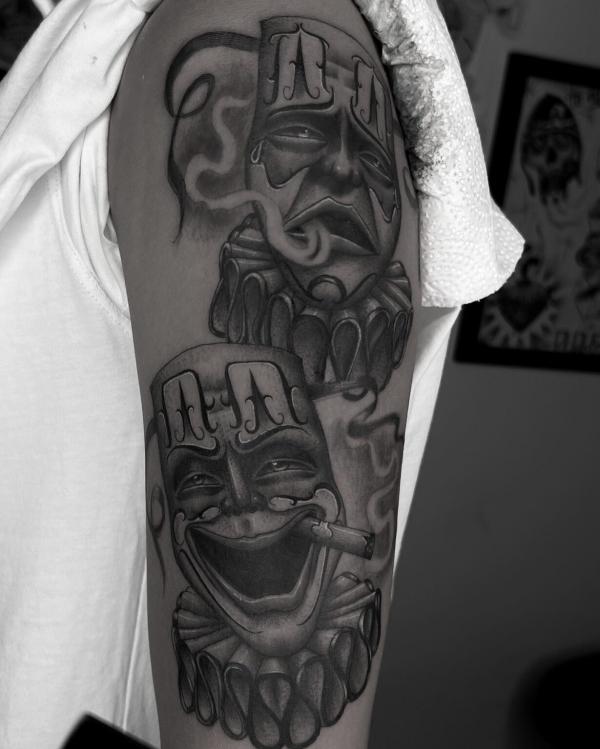 80 Laugh Now Cry Later Tattoo Designs with Meaning