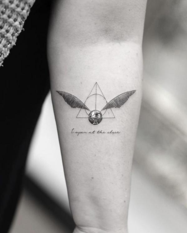 100 Deathly Hallows Tattoo Ideas with Meaning