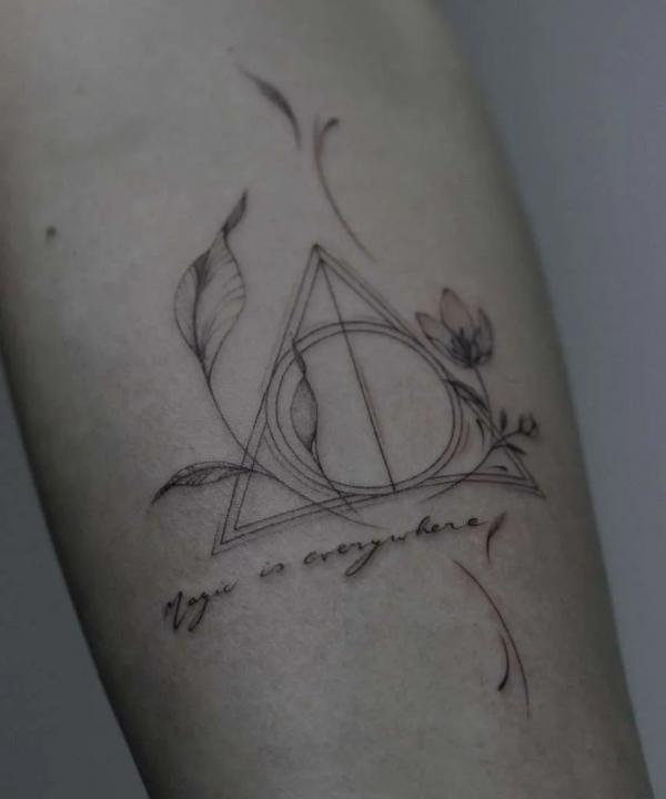 100 Deathly Hallows Tattoo Ideas with Meaning