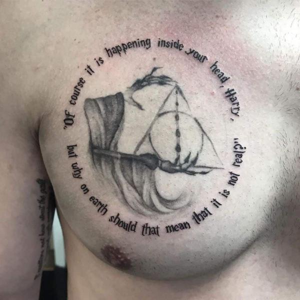 100 Deathly Hallows Tattoo Ideas with Meaning
