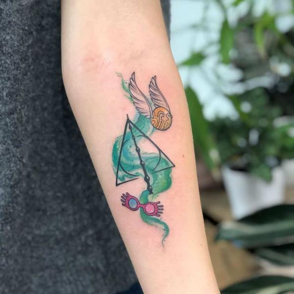 100 Deathly Hallows Tattoo Ideas with Meaning