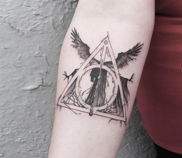 100 Deathly Hallows Tattoo Ideas with Meaning