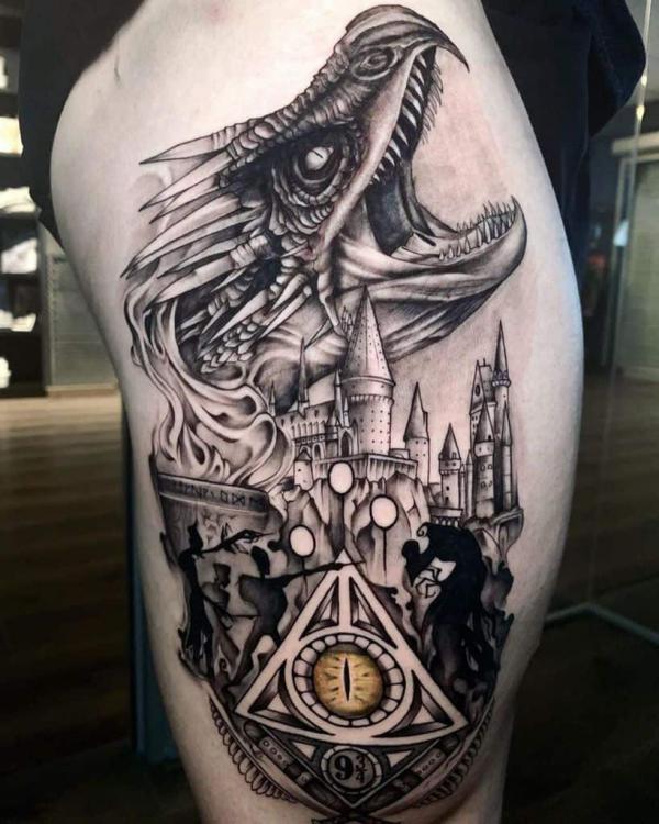 100 Deathly Hallows Tattoo Ideas with Meaning
