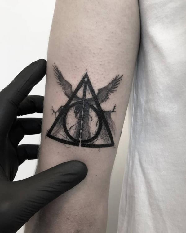 100 Deathly Hallows Tattoo Ideas with Meaning