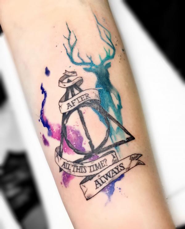 100 Deathly Hallows Tattoo Ideas with Meaning