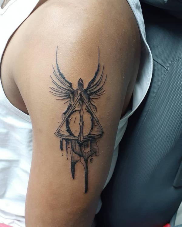 100 Deathly Hallows Tattoo Ideas with Meaning