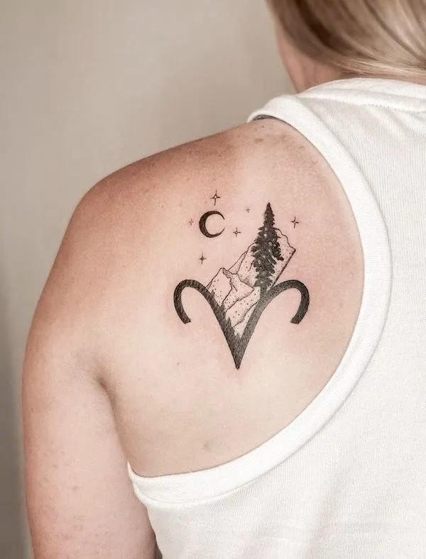 125 Aries Tattoo Designs: Ideas, Styles and Meaning