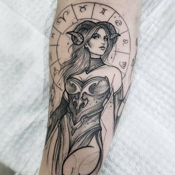 125 Aries Tattoo Designs: Ideas, Styles and Meaning