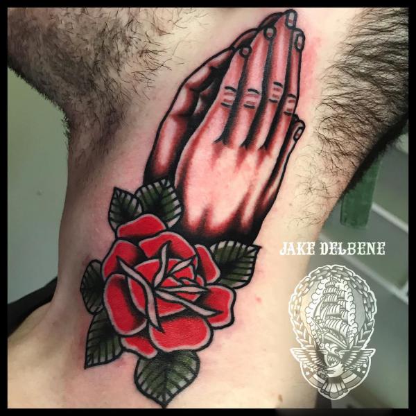 70 Masterful Rose Neck Tattoos and Their Meanings
