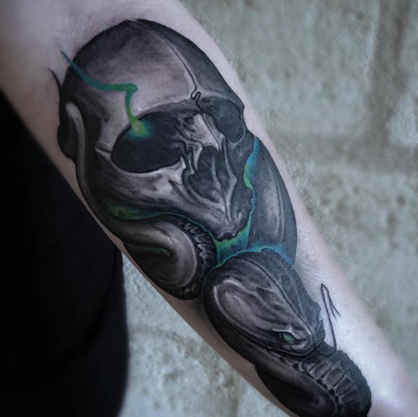 60 Daring Death Eater Tattoo Designs