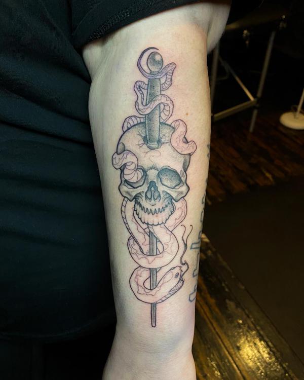 60 Daring Death Eater Tattoo Designs