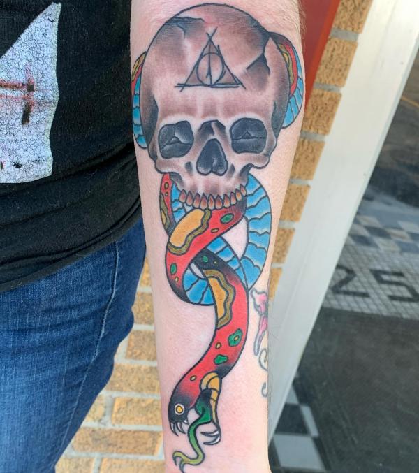 60 Daring Death Eater Tattoo Designs