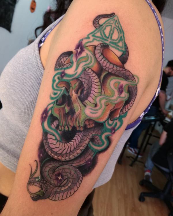 60 Daring Death Eater Tattoo Designs