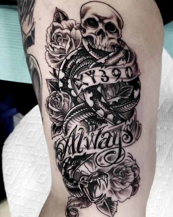 60 Daring Death Eater Tattoo Designs