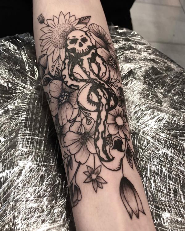 60 Daring Death Eater Tattoo Designs