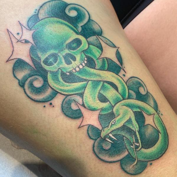 60 Daring Death Eater Tattoo Designs