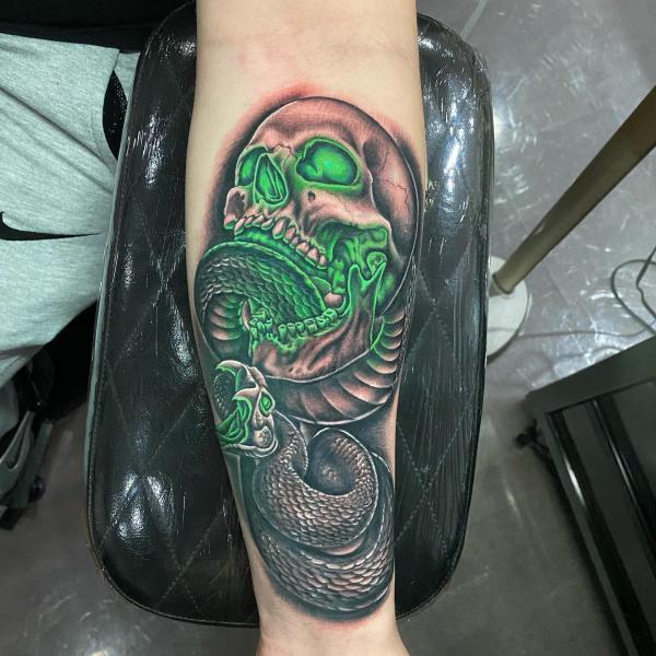 60 Daring Death Eater Tattoo Designs