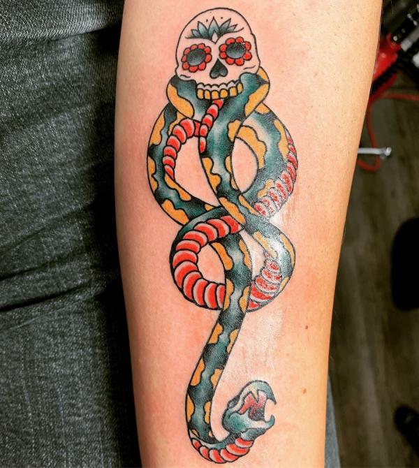60 Daring Death Eater Tattoo Designs