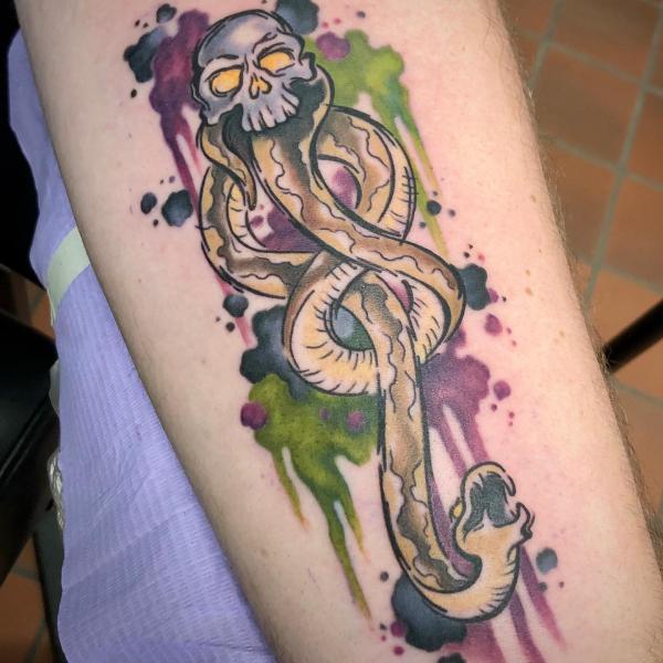 60 Daring Death Eater Tattoo Designs