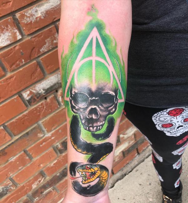 60 Daring Death Eater Tattoo Designs