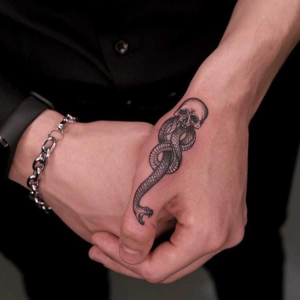 60 Daring Death Eater Tattoo Designs