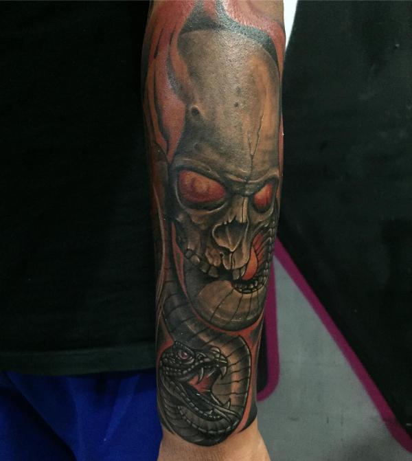 60 Daring Death Eater Tattoo Designs
