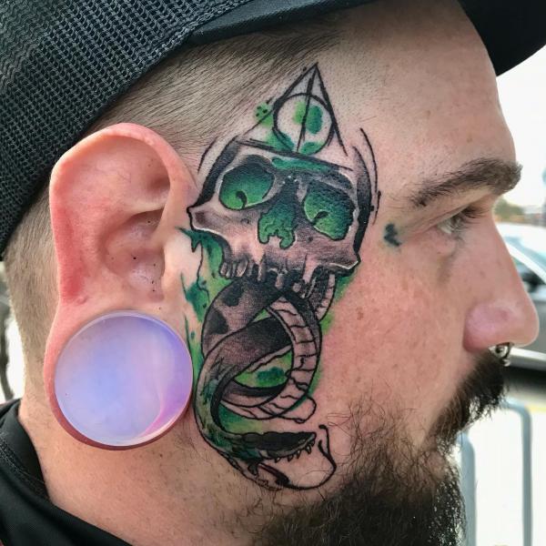 60 Daring Death Eater Tattoo Designs