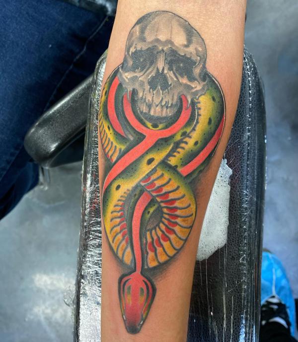 60 Daring Death Eater Tattoo Designs