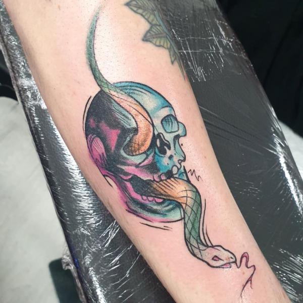 60 Daring Death Eater Tattoo Designs