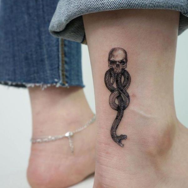 60 Daring Death Eater Tattoo Designs