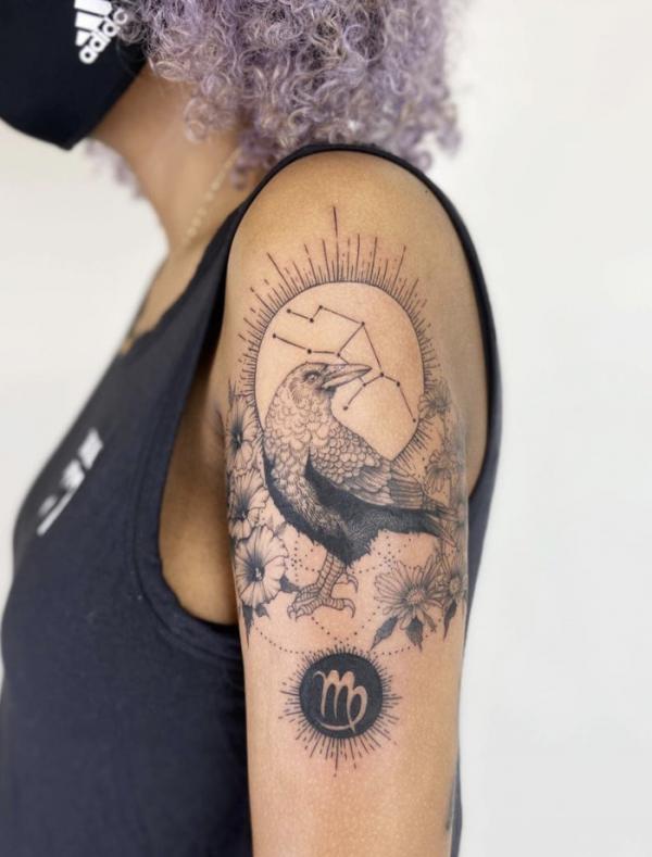 85 Virgo Tattoo Designs with Meanings