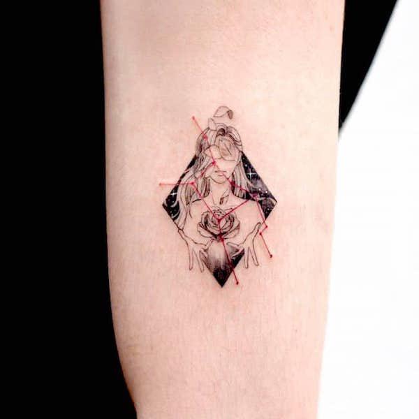 85 Virgo Tattoo Designs with Meanings
