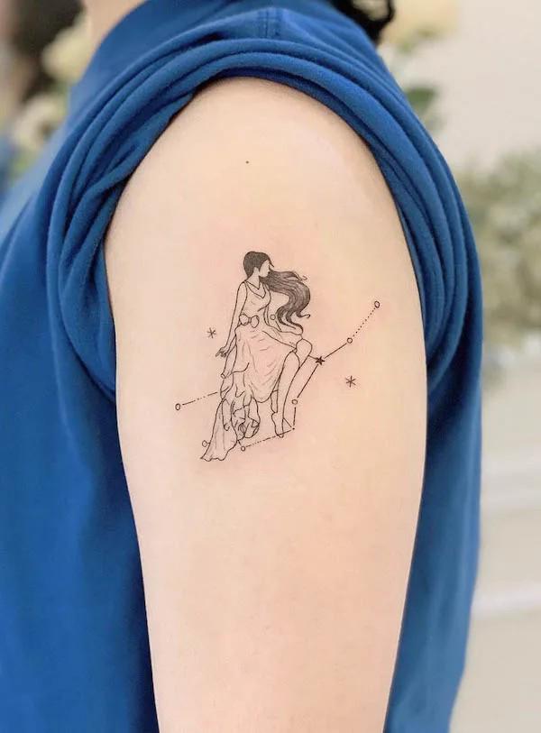 85 Virgo Tattoo Designs with Meanings