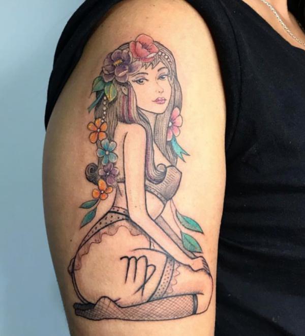 85 Virgo Tattoo Designs with Meanings