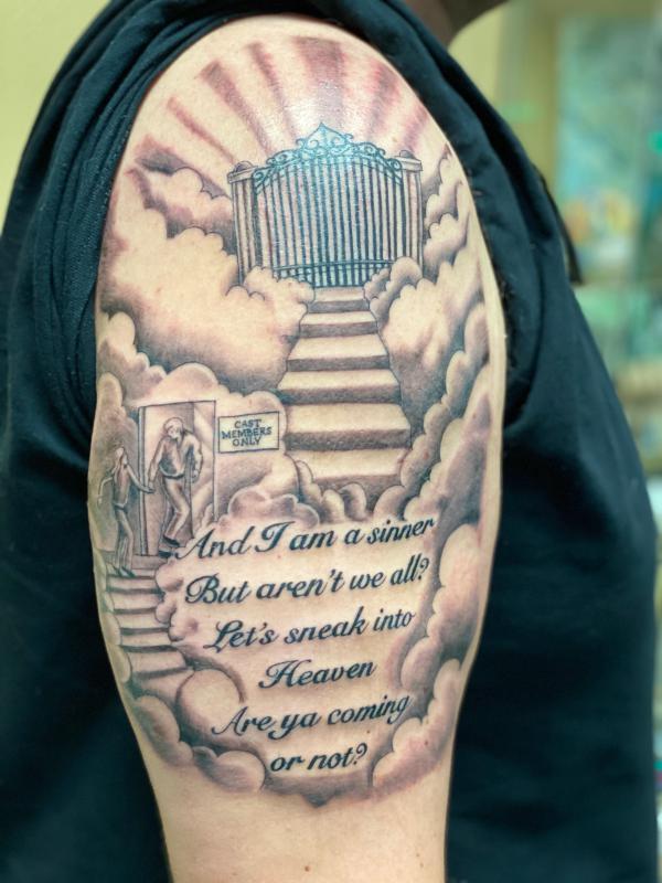 50 Staircase to heaven tattoos with Meaning
