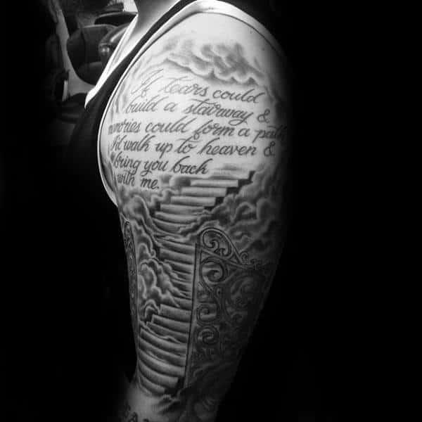50 Staircase to heaven tattoos with Meaning