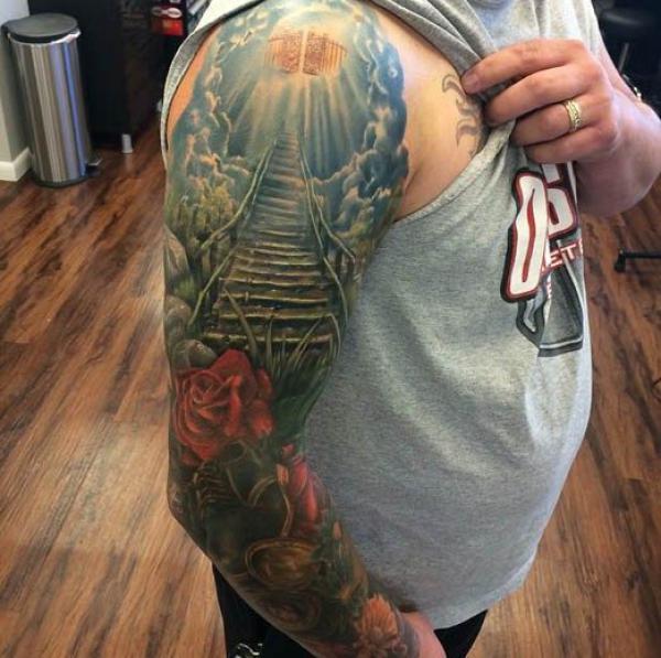 50 Staircase to heaven tattoos with Meaning