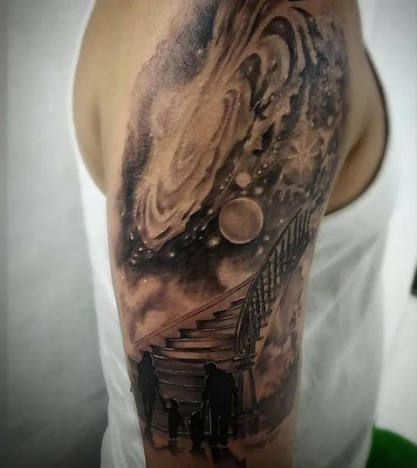 50 Staircase to heaven tattoos with Meaning