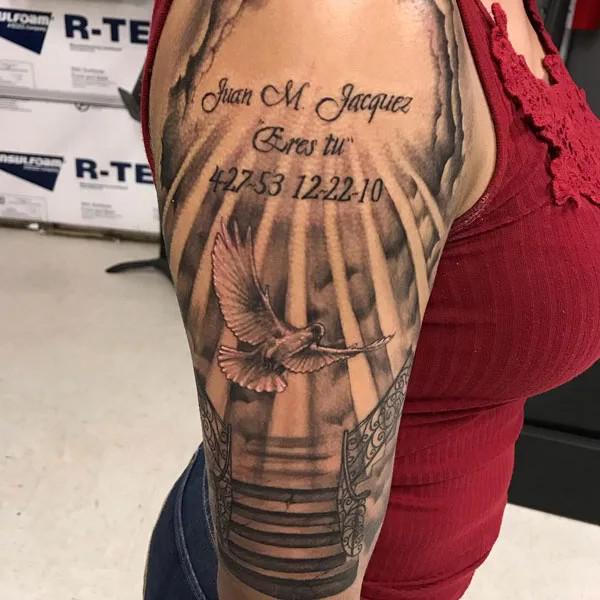 50 Staircase to heaven tattoos with Meaning