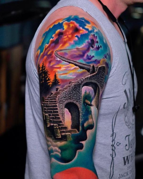 50 Staircase to heaven tattoos with Meaning