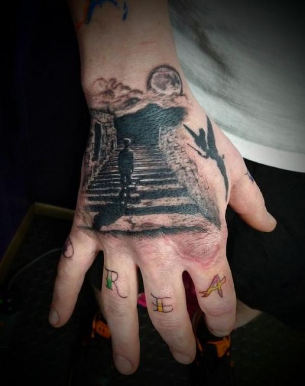 50 Staircase to heaven tattoos with Meaning