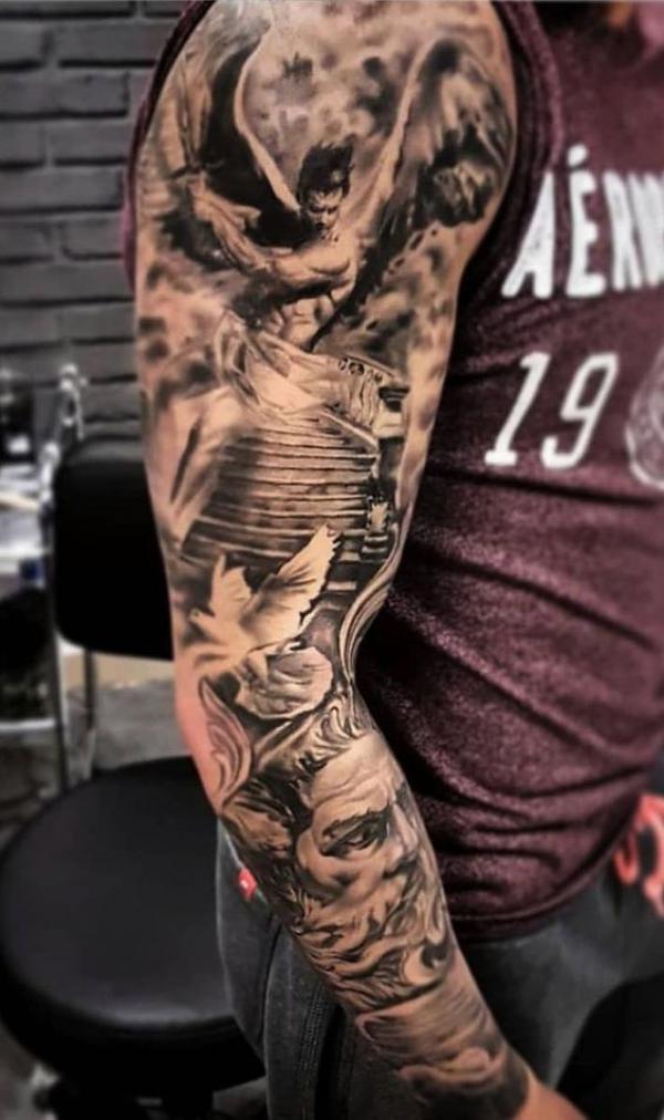 50 Staircase to heaven tattoos with Meaning