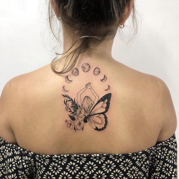 100 Moon Phases Tattoos with Meaning