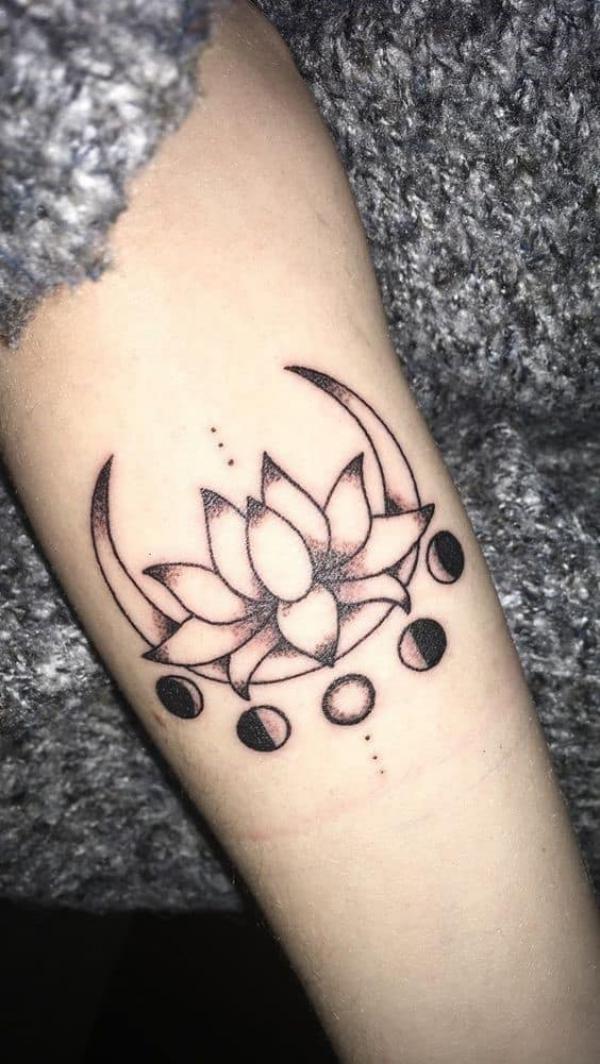 100 Moon Phases Tattoos with Meaning