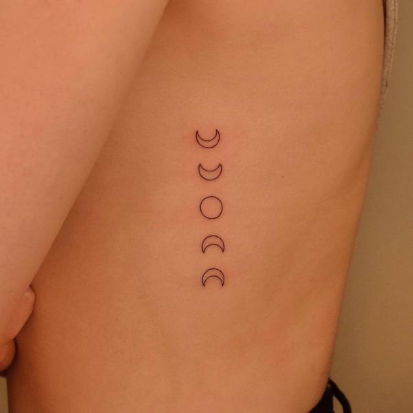 100 Moon Phases Tattoos with Meaning