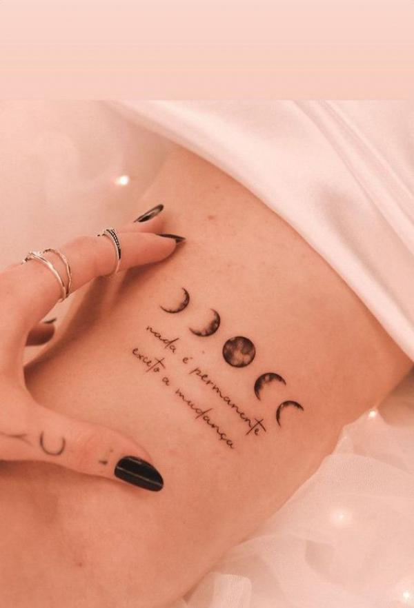 100 Moon Phases Tattoos with Meaning